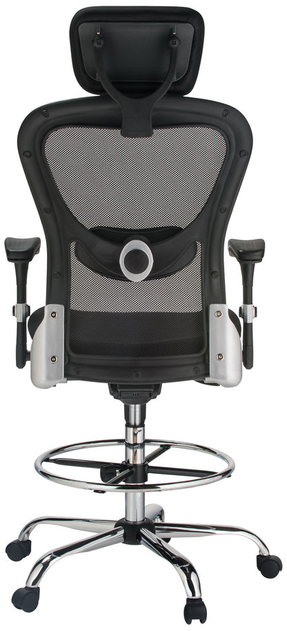 Harwick Deluxe Ergonomic Mesh Drafting Stool